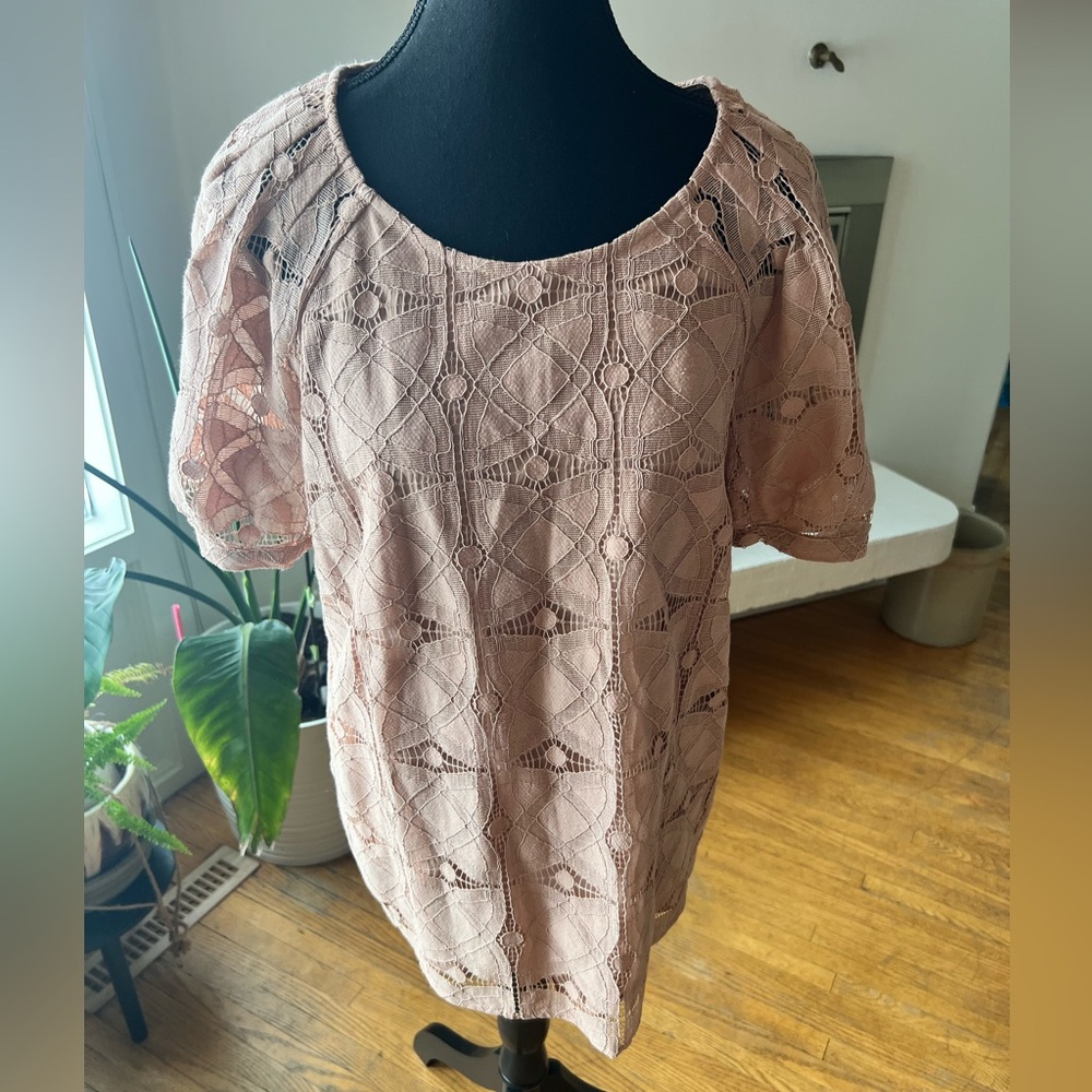 Maeve Anthropologie Spring Sylvie Lace Blouse